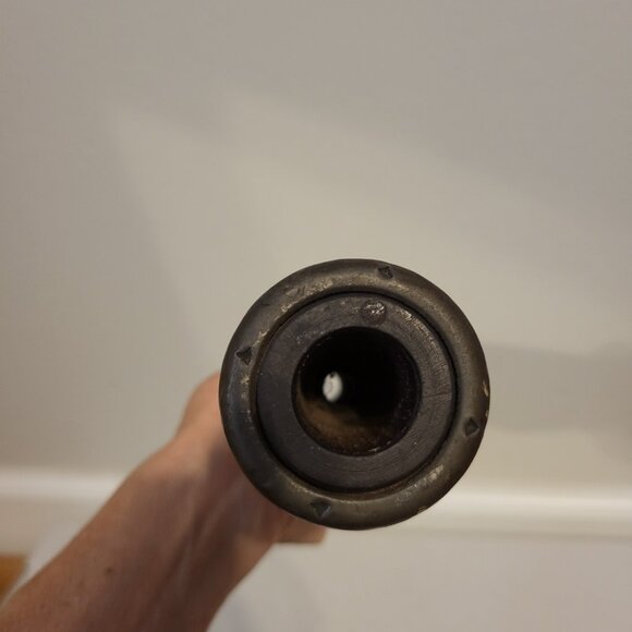 2 - Antique Wood Metal Textile Industrial Beehive Candle Spool Bobbin Spindles - Picture 10 of 14